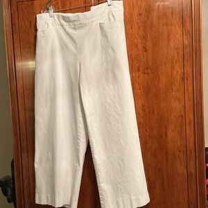 Chico's White Wide-Leg Pants
